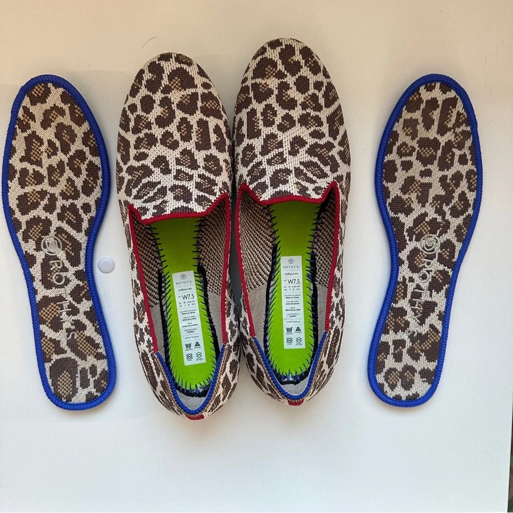 Rothy's The Loafer Mocha Spot, NWOT, Size 7.5 - Picture 4 of 7